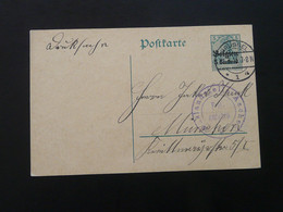 Entier Postal Stationery Occupation Allemande En Belgique 1915 - Occupazione Tedesca