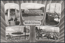 D-22880 Wedel - Schulau - Schiffsbegrüßung - Fischereihafen - Schiffe - Dampfer (60er Jahre) - Wedel