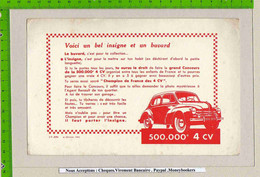 BUVARD  : 4CV La 500.000 Eme - Automotive