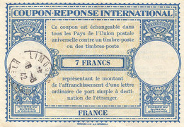 COUPON REPONSE INTERNATIONAL 7 FRANCS LIMOGES 1942 - Antwoordbons