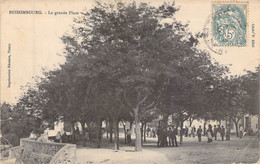 FRANCE - 90 - BESSOMBOURG - La Grande Place - Imprimeries Réunies Nancy - Carte Postale Ancienne - Autres & Non Classés