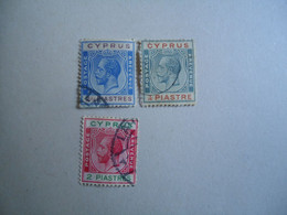 CYPRUS    USED  STAMPS  KINGS 3 - Other & Unclassified