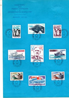 Taaf Timbres Emision Kergelen Obliteree Timbres 1980 1981 - Oblitérés