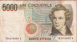 5000 LIRE 1985 - 50000 Lire