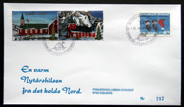 Greenland 1998 Cover  Minr.330  KANGERLUSSUA   (lot  784 ) - Brieven En Documenten