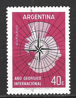 ARGENTINE. N°591 De 1958. Année Géophysique Internationale. - Anno Geofisico Internazionale