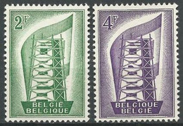 BELGIEN 1956 Mi-Nr. 1043/44 ** MNH - CEPT - 1956