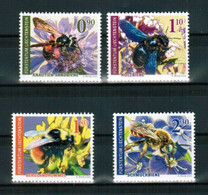 LIECHTENSTEIN 2022 FAUNA Animals. Insects BEES - Fine Set MNH - Unused Stamps
