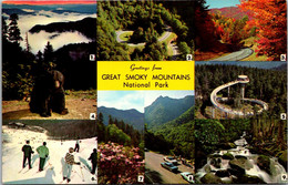 Tennessee Greetings From Great Smoky Mountains National Park Multi View - Smokey Mountains