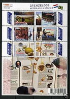 Nederland NVPH 2658-63 V2658-63c Vel Grenzeloos Nederland Brazilie 2009 MNH Postfris Relationship Brasil - Altri & Non Classificati