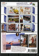 Nederland NVPH 2658-63 V2658-63a Vel Grenzeloos Nederland Brazilie 2009 MNH Postfris Relationship Brasil - Other & Unclassified