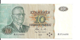 FINLANDE 10 MARKKAA 1980 VF P 111 - Finnland