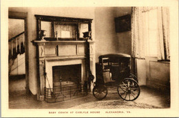 Virginia Alexandria Baby Carriage At Carlyle House Albertype - Alexandria