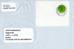 Auslands -Brief Von 64624 Braymer Mit Marke Global 2023 - Cartas & Documentos