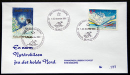 Greenland 2001 Cover  Minr.375 KANGERLUSSUA   (lot  790 ) - Lettres & Documents