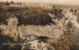 View Of Grand Falls, New Brunswick  Real Photograph Post Card Crease - Grand Falls