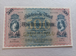 Billete De Alemania De 500 Mark Año 1922. UNC - Zu Identifizieren