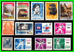 URSS – RUSIA  (EUROPA) LOTE DE SELLOS DIFERENTES AÑOS Y VALORES - Variétés & Curiosités