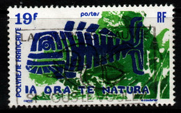 2058B- FRENCH POLYNESIA - 1975 - SC#: 286 - USED -  FISH AND LEAF - Gebraucht