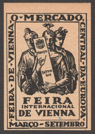 PORTUGAL LANGUAGE HERMES Greek Mythology MESSE Austria Wien Vienna Exhibition Fair CINDERELLA LABEL VIGNETTE 1926 - Otros & Sin Clasificación