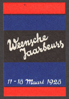 Netherlands DUTCH LANGUAGE MESSE Austria Wien Vienna Exhibition Spring March Fair CINDERELLA LABEL VIGNETTE 1928 - Other & Unclassified