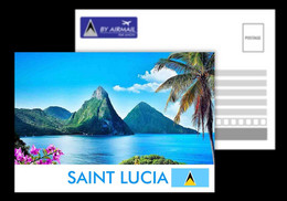 Saint Lucia / Postcard /View Card - St. Lucia