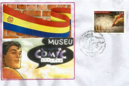 ANDORRA. Museu Del Còmic D'Andorra (La Massana) Lettre Premier Jour - Storia Postale
