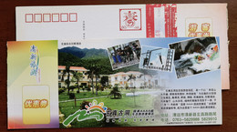 Stream Rafting,Expand Base,China 2008 Qingxian County Original Eco-tourism Resort Advertising Pre-stamped Card - Rafting