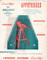 38- LE MOTTIER - RARE PUBLICITE ARGOUD PERE FILS-CONSTRUCTEURS ROYAL AFFUT-AFFUTEUSES- AFFUTEUSE- - Landwirtschaft