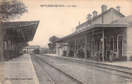 FRANCE - 17 - Saint Jean D'Angély - La Gare - Edit Bordeau H. - Carte Postale Ancienne - Saint-Jean-d'Angely