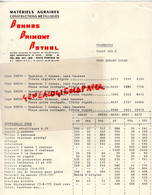 08-RETHEL- TARIF 168 E- BENNES BRIMONT- AGRICULTURE CONSTRUCTIONS METALLIQUES EPANDEUR - Agricultura