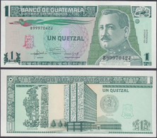 GUATEMALA - 1 Quetzal 1992 P# 73c America Banknote - Edelweiss Coins - Guatemala