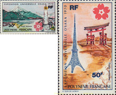 580259 MNH POLINESIA FRANCESA 1970 EXPOSICION UNIVERSA - OSAKA-70 - Oblitérés