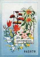 89649 MNH HUNGRIA 1991 FLORES DEL CONTINENTE AMERICANO - Gebruikt