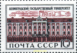 270010 MNH UNION SOVIETICA 1969 ANIVERSARIO DE LA UNIVERSIDAD DE LENINGRADO - Collections