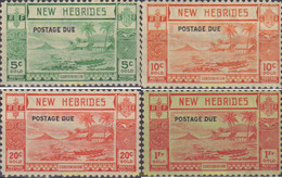 584748 MNH NUEVAS HEBRIDAS 1938 TASAS - Verzamelingen & Reeksen