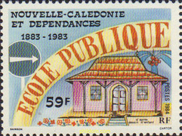 589097 MNH NUEVA CALEDONIA 1984 ESCUELA PUBLICA - Oblitérés