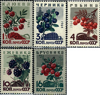 63062 MNH UNION SOVIETICA 1964 FRUTOS - Collections