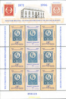 313675 MNH HUNGRIA 1996 ENCUENTRO MUNDIAL EN LA HISTORIA Y SELLOS POSTALES HUNGAROS - Oblitérés