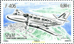 253120 MNH SAN PEDRO Y MIQUELON 2010 AVION - Used Stamps