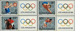 672213 MNH YUGOSLAVIA 1984 23 JUEGOS OLIMPICOS VERANO LOS ANGELES 1984 - Collections, Lots & Series