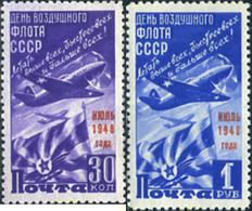 693582 HINGED UNION SOVIETICA 1948 DIA DEL AIRE - Collections