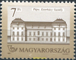 325478 MNH HUNGRIA 1991 EDIFICIO - Oblitérés