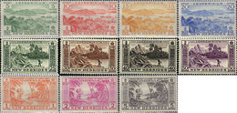584587 MNH NUEVAS HEBRIDAS 1957 SERIE BASICA - Collections, Lots & Séries