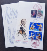 Japan Deutschland 2005 2006 Car Germany Horse Music Beethoven (FDC) - Lettres & Documents