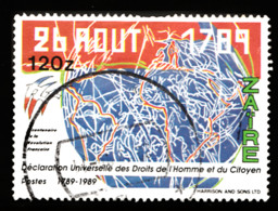 Zaïre Tp De 1990 - Bicentenaire De La Révolution Française - Y&T N° 1254 Obli (0) - Used Stamps