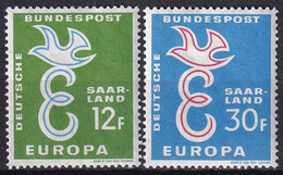 SAARLAND 1958 Mi-Nr. 439/40 ** MNH - CEPT - 1958