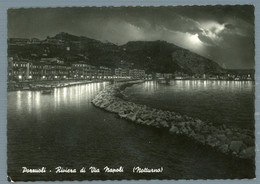 °°° Cartolina - Pozzuoli Riviera Di Via Napoli Notturno Viaggiata °°° - Pozzuoli