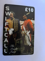 GREAT BRITAIN   10  POUND / SWIFTCALL / THICK CARD/ LIMITED EDITION / THE SCARLET TUNIC /    PREPAID USED    ** 12106** - Sonstige & Ohne Zuordnung