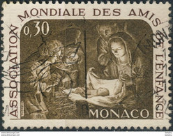 Monaco 1966. ~ YT 688 (par 4) - "Nativité" - Gebruikt